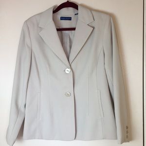 Karen Scott crepe lined, fitted, blazer, 12P!